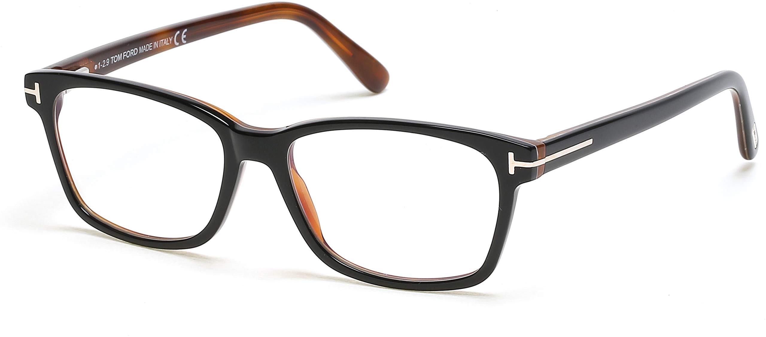Tom Ford FT 5713 Eyeglasses - Matte Black Frame with Blue Block Lenses for UV Protection | Stylish Reading Glasses & Computer Glasses for Men & Women