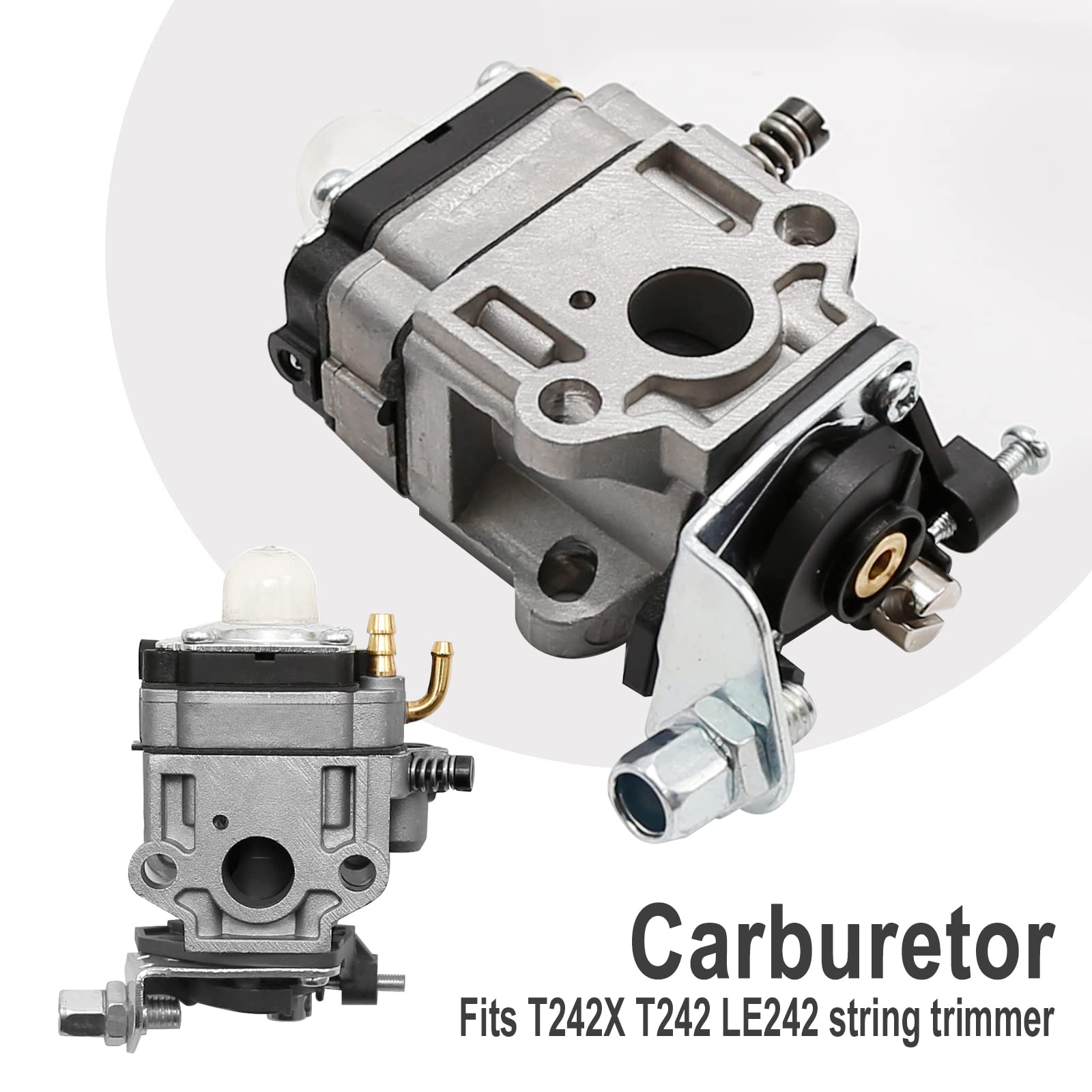 UOIENRT WYK-186 Carburetor Replacement for Echo SHC261 SRM260 PB260L 261S PPT-260 & Shindaiwa T242X T242 2-Stroke Trimmer - Compatible with A021000700 A021000461 A021000460 - Perfect for Lawn Maintenance and Landscaping Tools