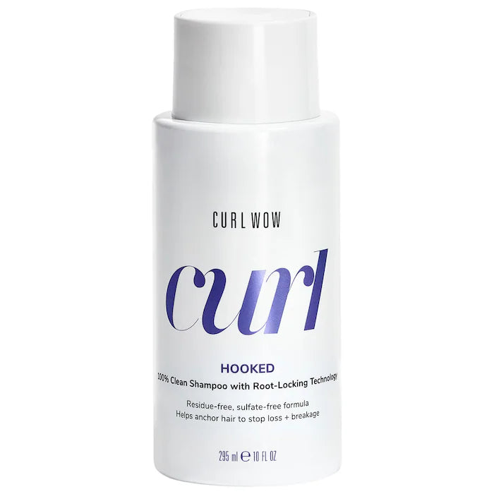 Color Wow Curl Wow HOOKED™ Curly Hair Shampoo - Sulfate Free, Frizz Control for Defined Curls - Perfect for Daily Use & Salon-Quality Results at Home