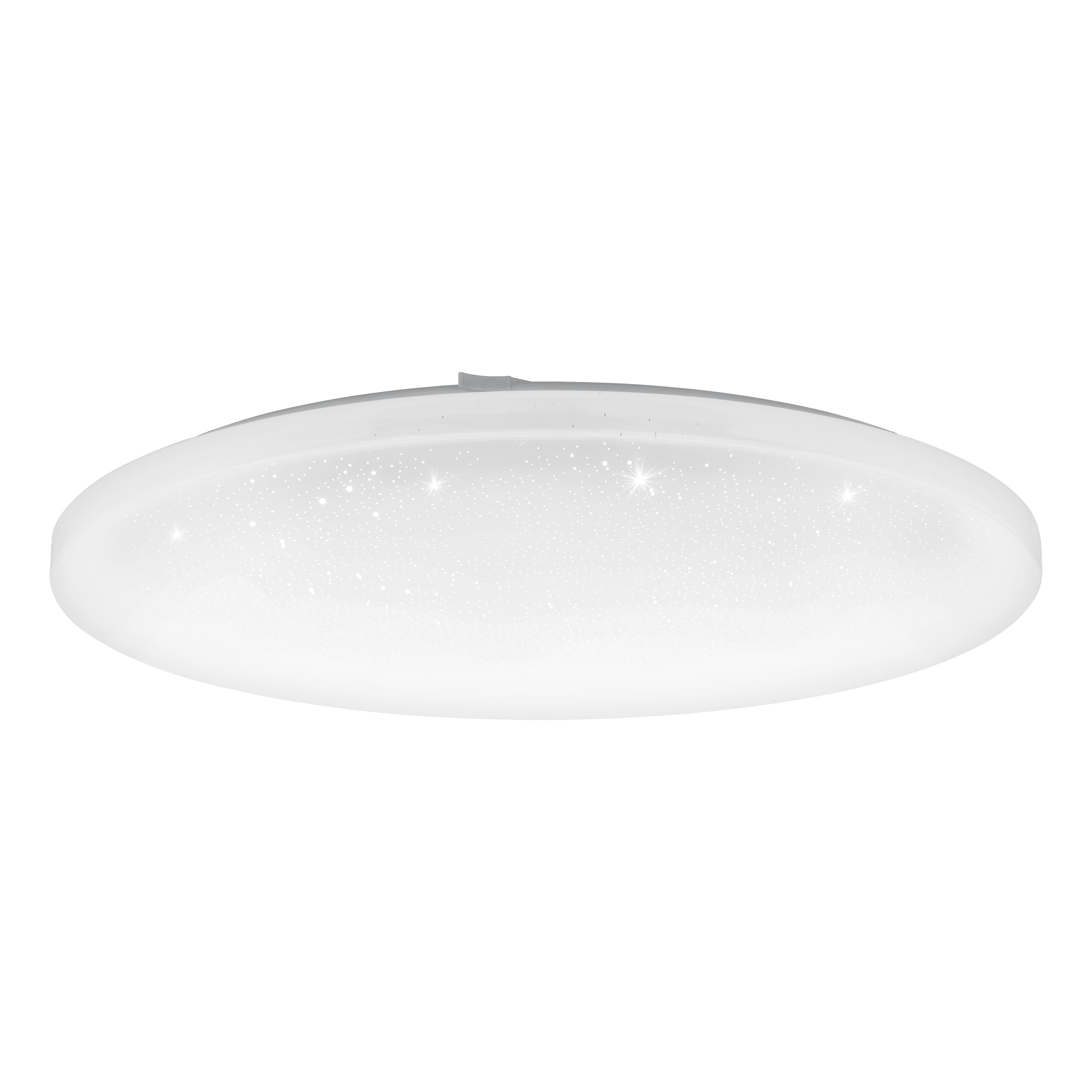 Eglo Frania S Round LED Flush Mount Ceiling Light - 55cm/21.7 Inch Modern Fixture for Bedroom, Kitchen, Hallway & Living Room Lighting