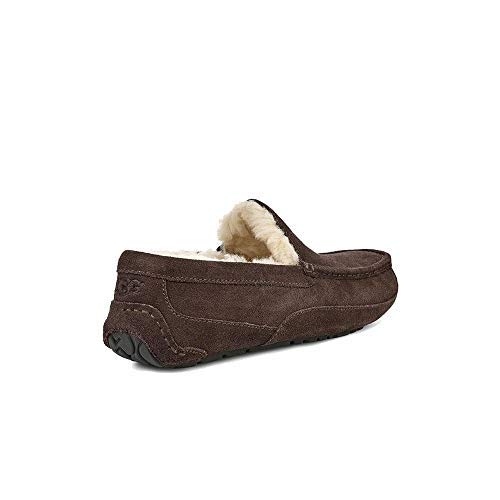 UGG Men's Ascot Slipper - Comfortable Indoor/Outdoor House Shoes with Genuine Sheepskin - Perfect for Lounging, Travel & Cold Weather