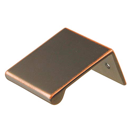 Oil Rubbed Bronze Lip Pull - 1 Inch Cabinet Hardware for Kitchen & Bathroom