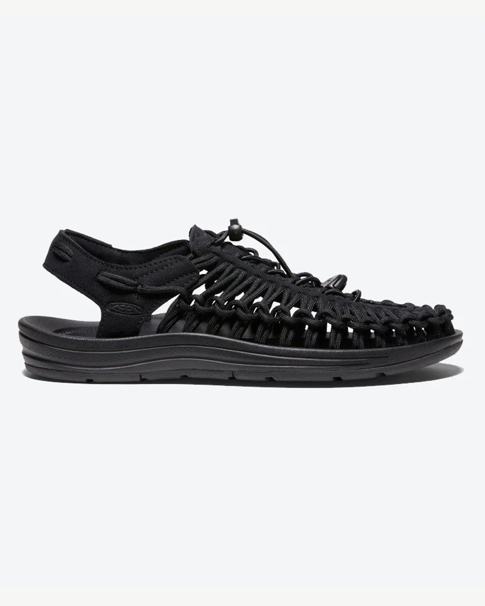 Keen Black Uneek Sandals for Men & Women - Comfortable Outdoor Hiking & Water Shoes - Perfect for Beach, Camping, and Travel Adventures