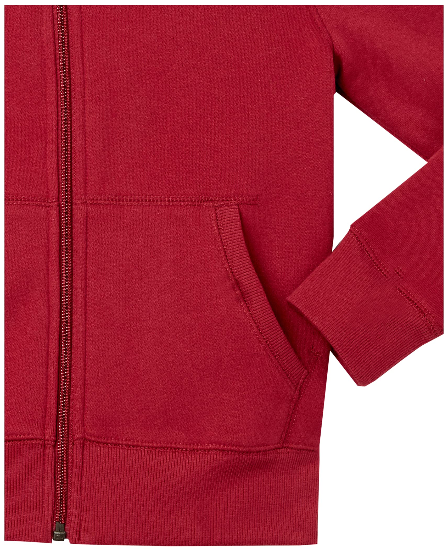 Amazon Essentials Boys' Zip-Up Hooded Sweatshirt - Lightweight Fleece Pullover for School, Sports & Outdoor Activities