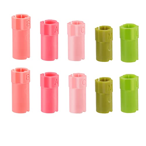 10 Pack Pen Adapters for Cricut Explore Air 3/2 & Maker 3/2 - Replacement Tips Compatible with BIC, Cricut, Pilot, Paper Mate, Pentel, Stabilo Pens & Markers - Perfect for DIY Crafts, Vinyl Cutting, and Card Making Projects