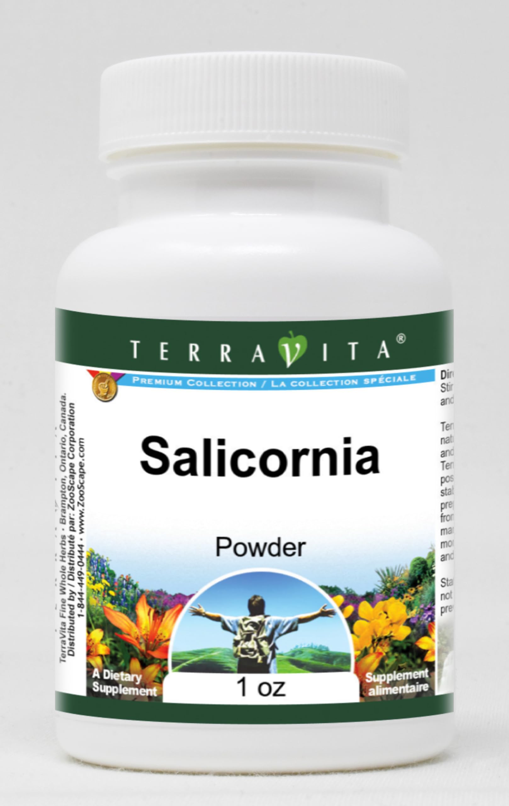 Organic Salicornia Powder (1 oz, 2-Pack) - Natural Sea Vegetable Superfood, Rich in Minerals & Vitamins - Perfect for Smoothies, Salads & Detox Drinks