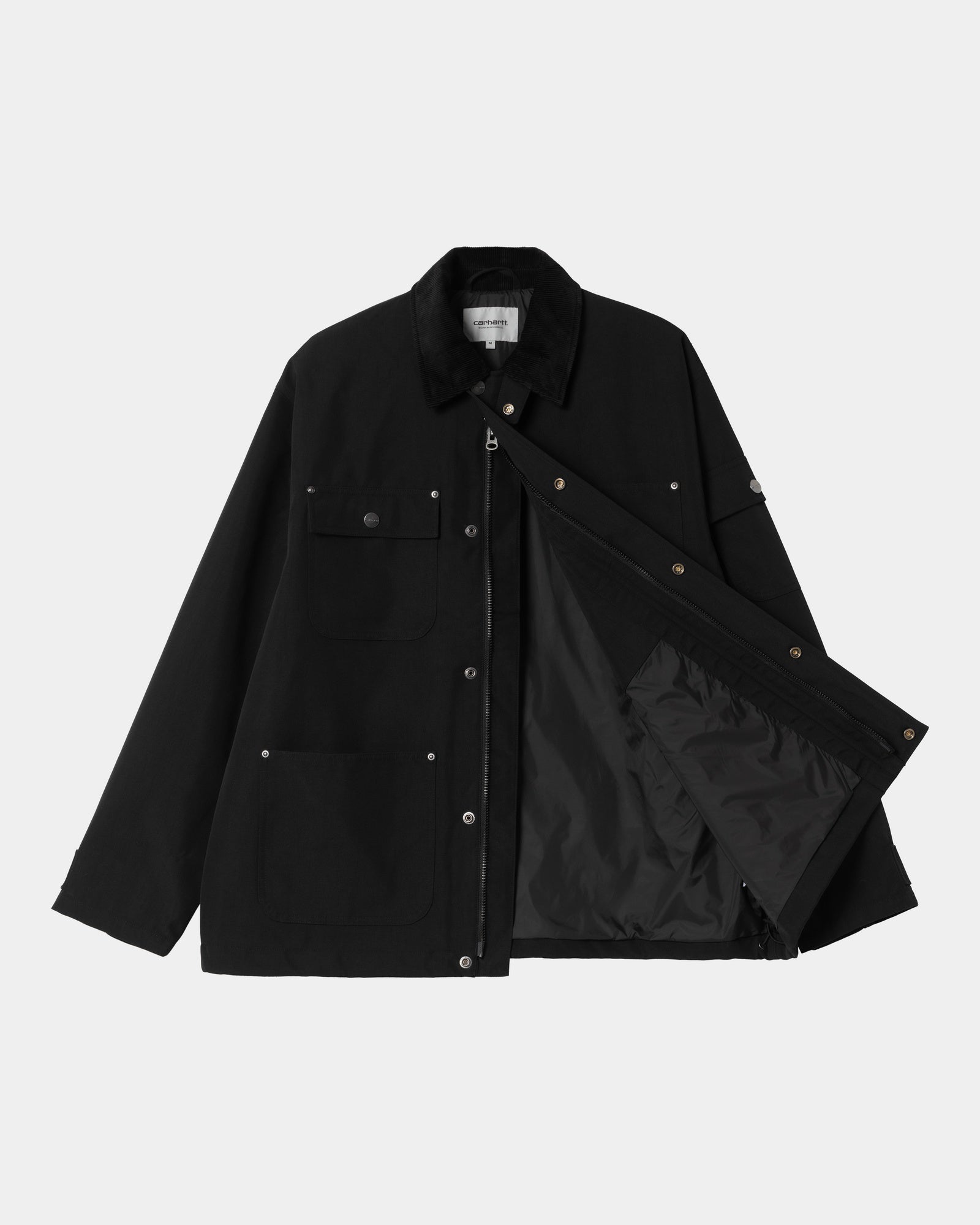 Premium Clapton Jacket for Men & Women - Stylish Black Outerwear for Fall & Winter | Water-Resistant, Lightweight, Warm Coat for Outdoor Activities, Travel & Daily Wear