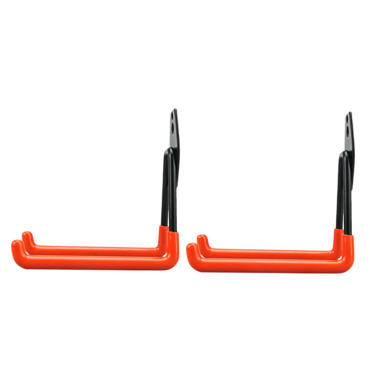 SEWOART 2-Pack Heavy Duty Ladder Storage Hooks - Garage Organizer Hooks for Wall Mounting - Space Saving Tool Hangers for Garage, Garden, Bike & Sports Equipment Storage - Perfect for Home, Workshop & Outdoor Organization
