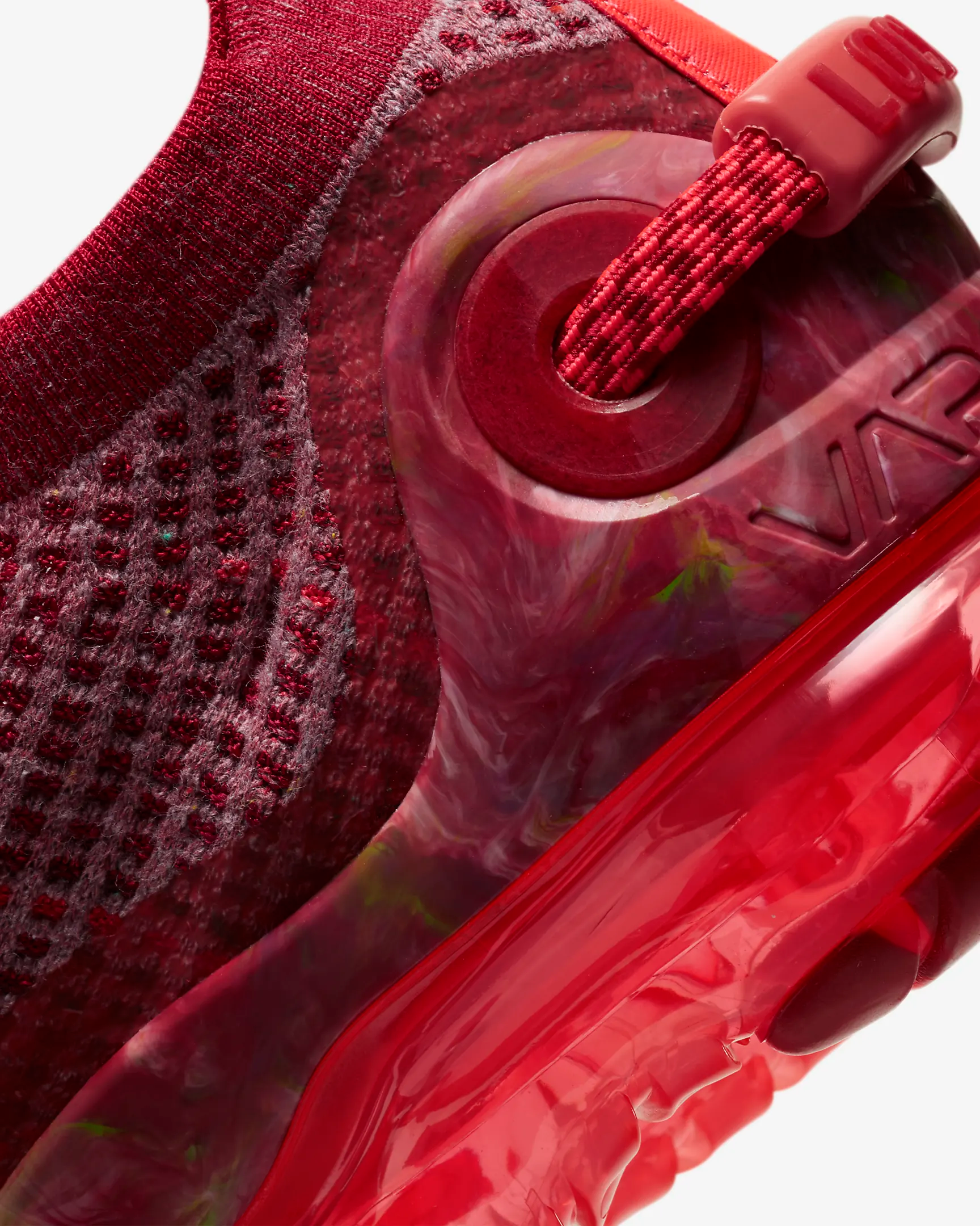 Nike Men's Air VaporMax 2020 Flyknit Running Shoes - Team Red/Flash Crimson/Gym Red | Lightweight & Breathable for Jogging, Gym Workouts & Daily Wear