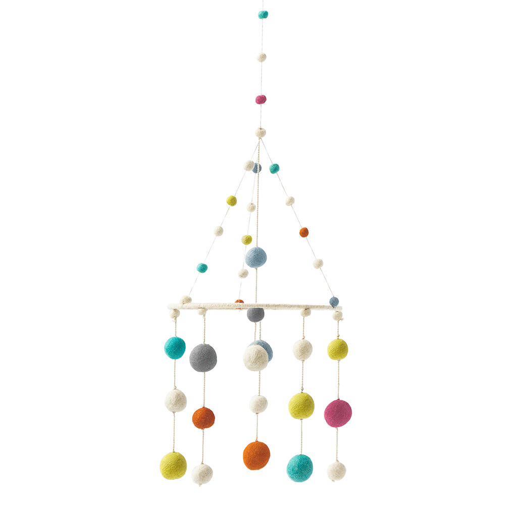 Petit Pehr Merry Go Round Baby Mobile - Whimsical Nursery Decor for Newborns & Infants - Perfect for Cribs, Playrooms & Baby Showers