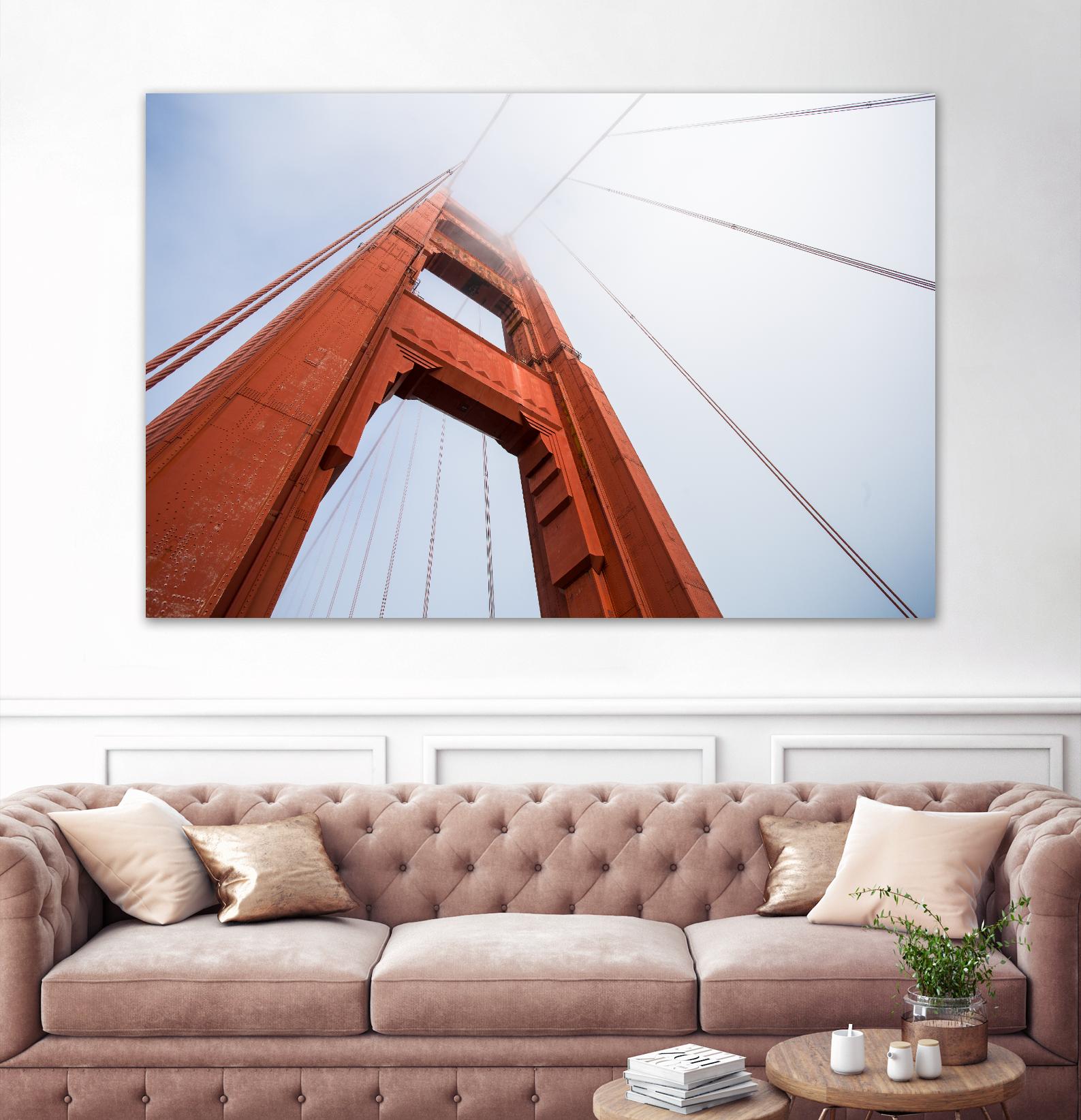 Bridge View - Stunning Landscape Photography Wall Art for Home & Office Decor | Perfect for Living Rooms, Bedrooms & Workspaces