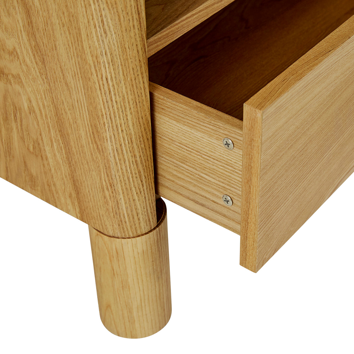 Modern Open Bedside Table - Minimalist Nightstand with Storage Shelf for Bedroom, Living Room & Office - Perfect for Small Spaces, Books, Alarm Clock & Decor