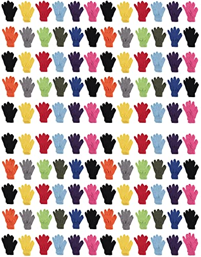 120 Pairs Adult Bright Gloves