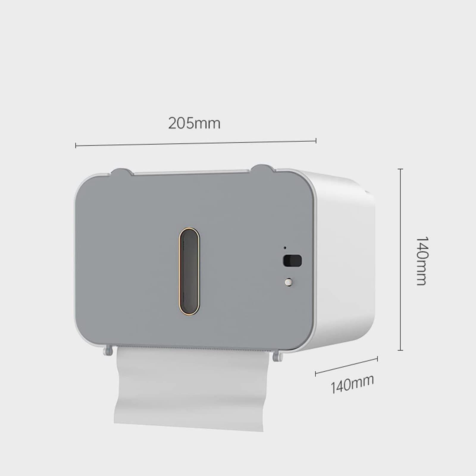 Smart Touchless Toilet Paper & Towel Dispenser - Automatic Sensor Bathroom Tissue Holder, Wall Mounted for Home & Commercial Use (Hygienic Hands-Free Solution for Restrooms, Kitchens & Offices)
