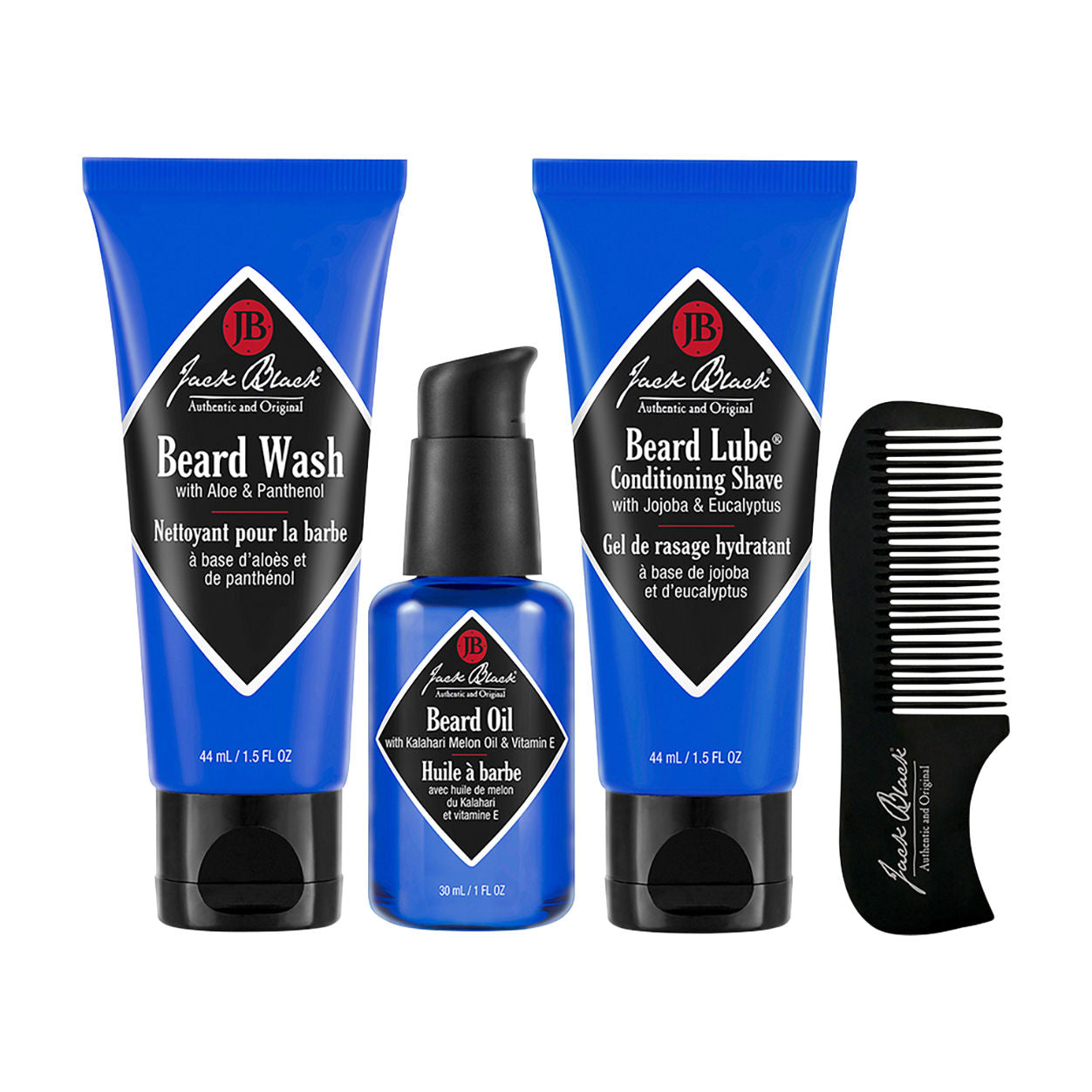 Premium Beard Grooming Kit for Men - Natural Beard Oil, Wooden Comb & Mustache Scissors Set - Perfect for Daily Beard Care & Styling at Home or Travel