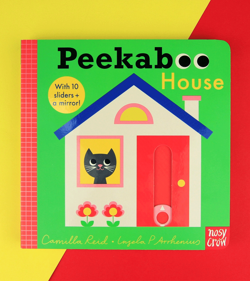 Peekaboo House Board Book by Ingela P. Arrhenius - Interactive Lift-the-Flap Baby Book for Early Learning & Playtime Fun