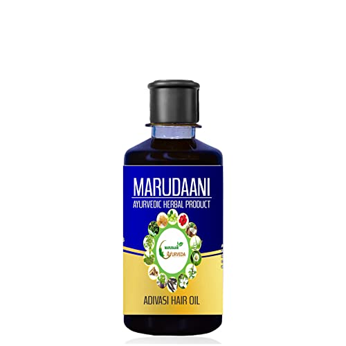 Adivasi Ayurvedic Hair Oil for Hair Growth, Nourishment & Shine - Natural Herbal Treatment for Dry, Damaged Hair - Perfect for Daily Hair Care & Scalp Massage
