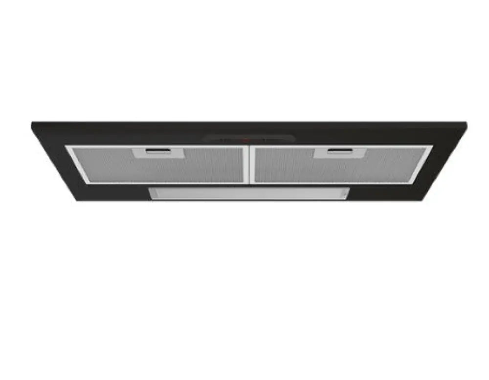 Chef CRI714DB 70cm Built-in Range Hood in Black - Powerful Kitchen Ventilation for Smoke & Odor Removal - Perfect for Modern Homes & Apartments