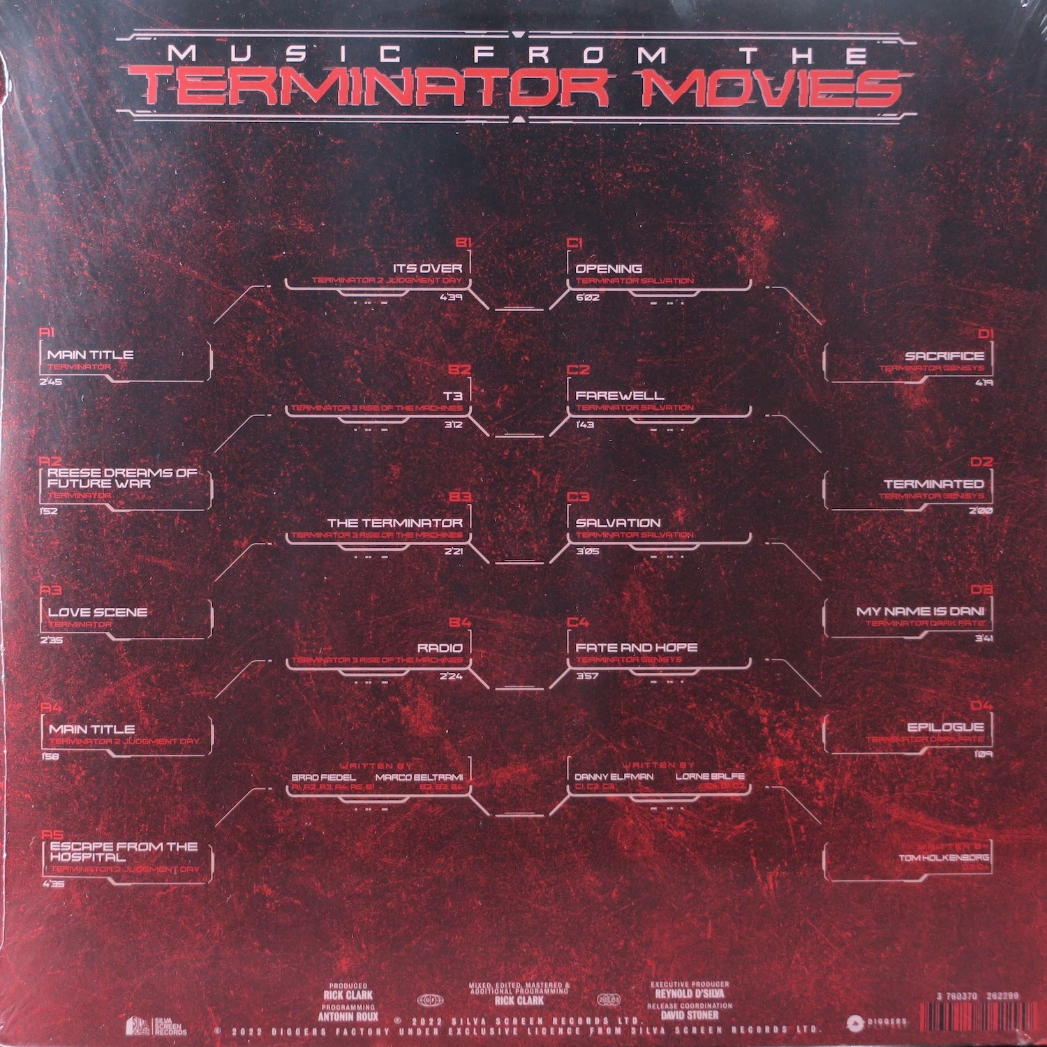 Terminator Movie Soundtrack - Original Score on Limited Edition Red Vinyl 2LP | Perfect for Film Collectors & Sci-Fi Music Enthusiasts
