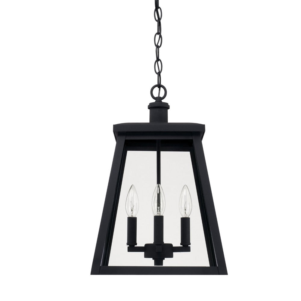 Carter Outdoor Hanging Lantern - Waterproof LED Solar Light for Patio, Garden, Porch & Backyard - Perfect for Camping, BBQ Parties & Romantic Nights