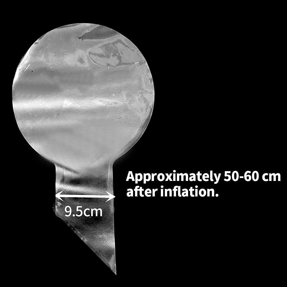 25 Pack Clear BOBO Balloons - 24 Inch Transparent Bubble Balloons for Party Decorations, 3.7 Inch Wide Mouth Design Easy to Stuff with Gifts - Perfect for Weddings, Birthdays & Balloon Stuffing Machines - Great for DIY Party Favors & Event Decorations