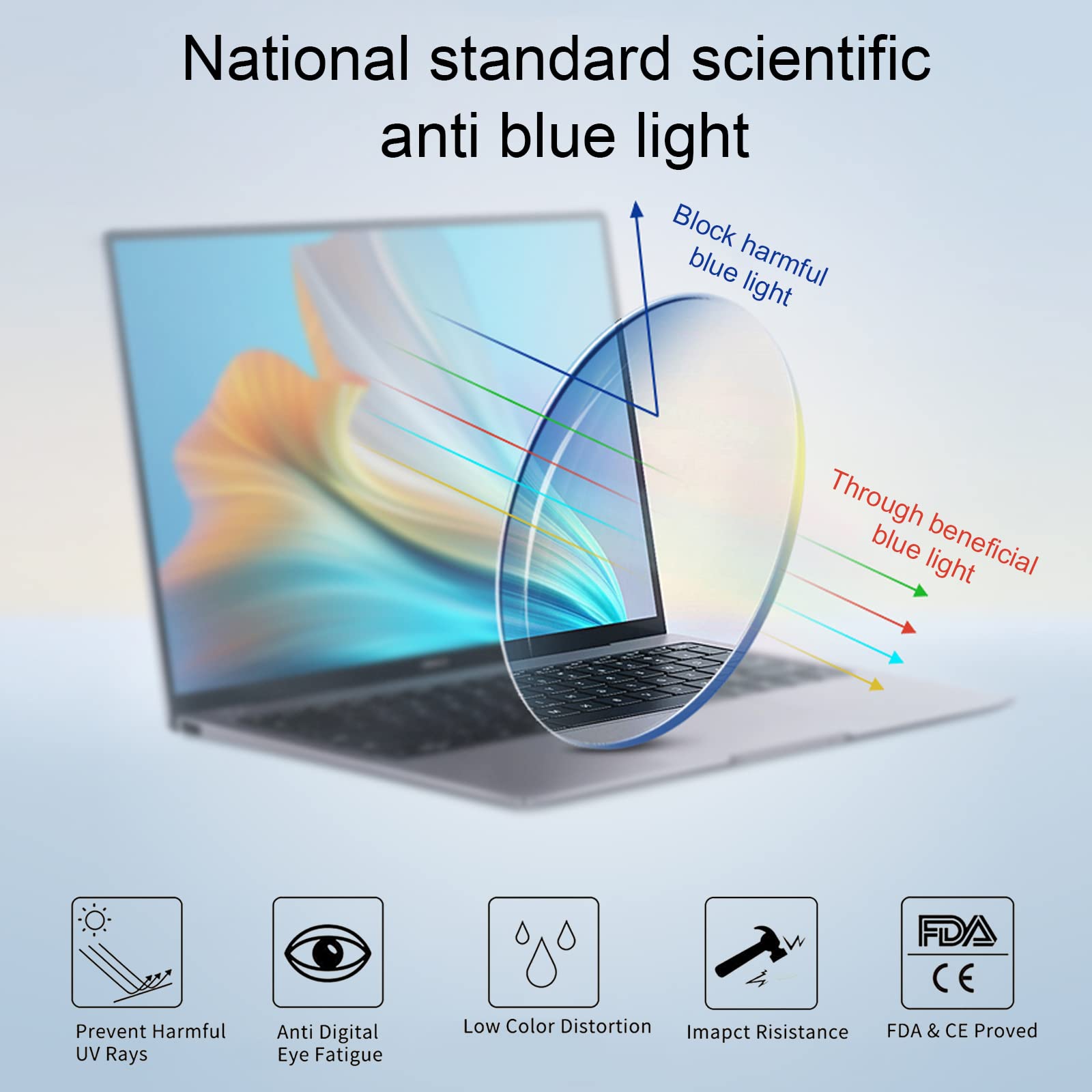 Blue Light Blocking Glasses for Women & Men - Retro Round Computer Glasses with UV Protection - Anti Eye Strain & Glare Reduction for Gaming & Screen Use (3-Pack) - Perfect for Office Work, Online Classes & Nighttime Device Use
