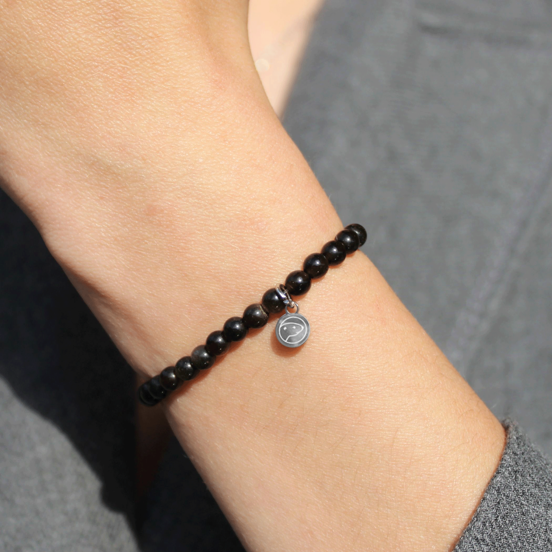 Golden Obsidian Bracelet for Women - Mini Adjustable Healing Stone Jewelry for Protection & Positive Energy - Perfect for Meditation, Yoga & Spiritual Gifts