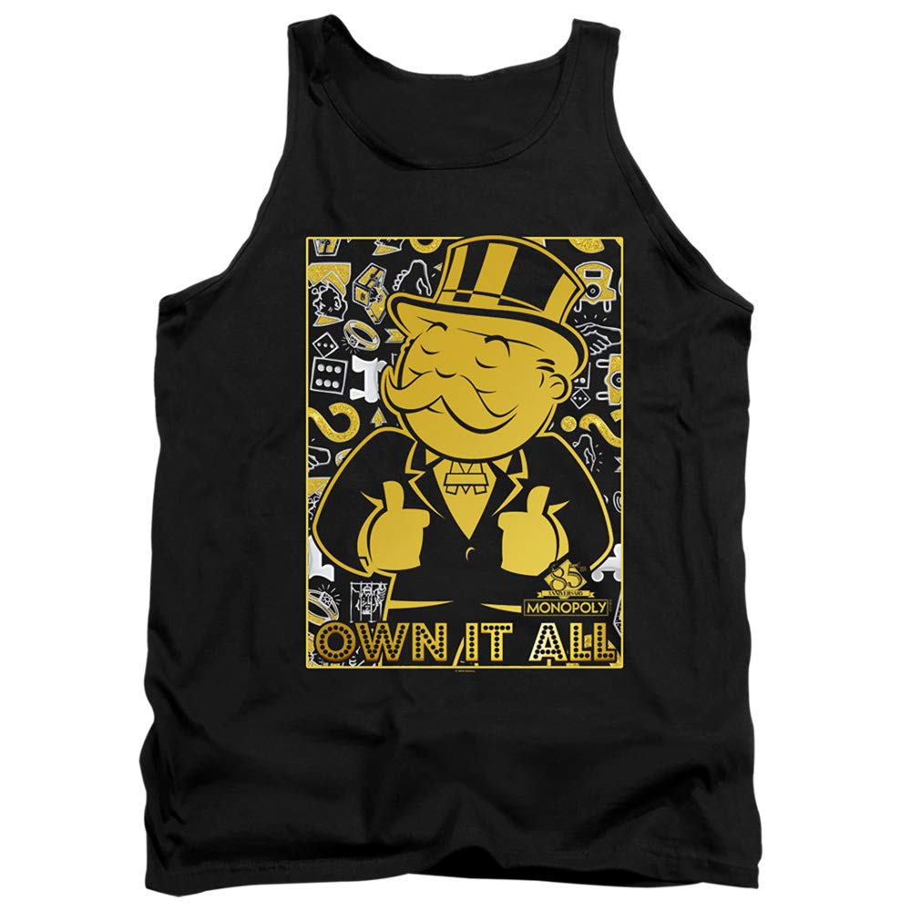 Monopoly Own Unisex Adult Tank Top for Men & Women - Casual Summer Wear, Gaming & Pop Culture Apparel