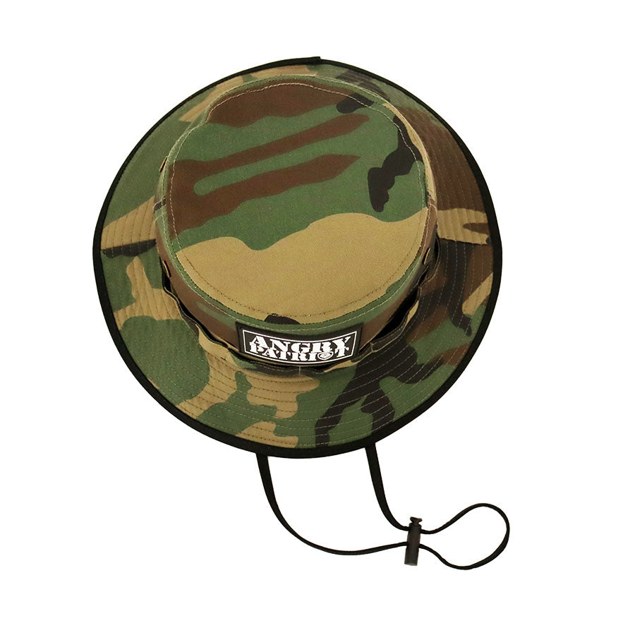 Angry Patriot Camo Bucket Hat - Military Style Adjustable Outdoor Sun Hat for Men & Women - Perfect for Hunting, Fishing, Hiking & Outdoor Adventures