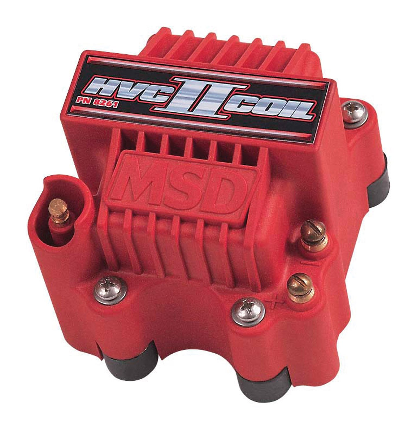 MSD 8261 Pro Power HVC-2 High Voltage Coil - Performance Ignition Coil for Racing & High-Performance Vehicles | Perfect for Drag Racing, Street Performance & Engine Upgrades