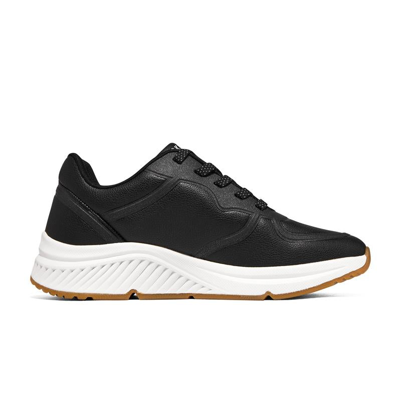 Skechers Arch Fit Miles Women's Walking Shoes - Black (155570/BLK) | Comfortable Support for All-Day Wear, Work, Travel & Casual Outings