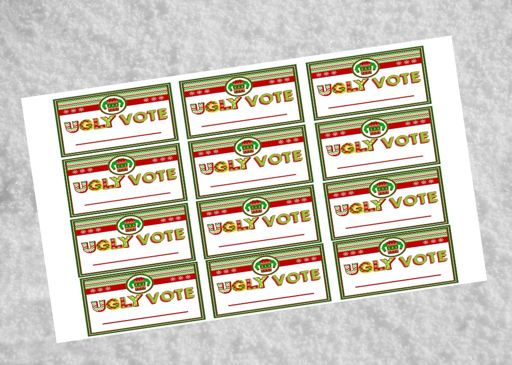 Festive Ugly Christmas Sweater Party Invitations, Supplies & Decorations - Holiday Party Essentials for Ugly Sweater Contests & Themed Events