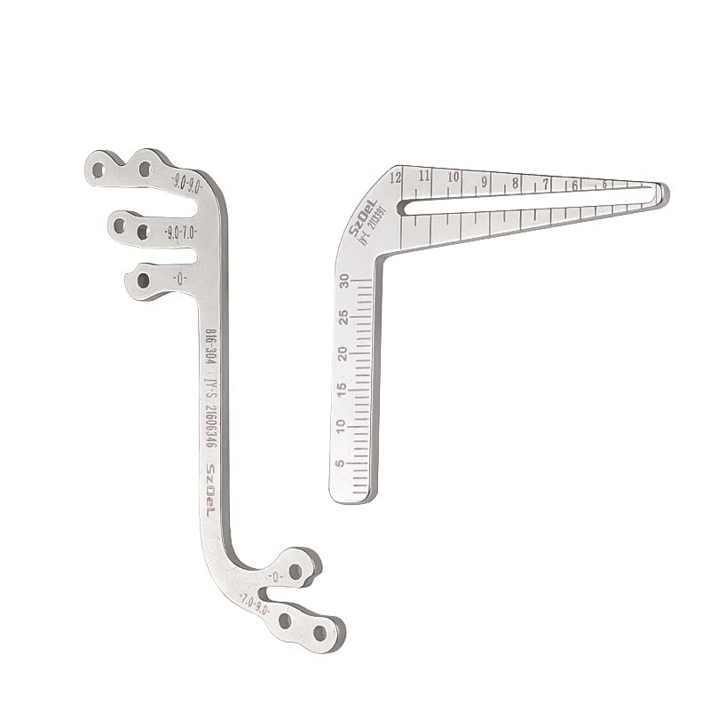 6pcs Autoclavable Dental Implant Guide Set - Oral Surgery Positioning Angle Ruler for Dentists | Professional Dentistry Tools for Precise Implant Placement