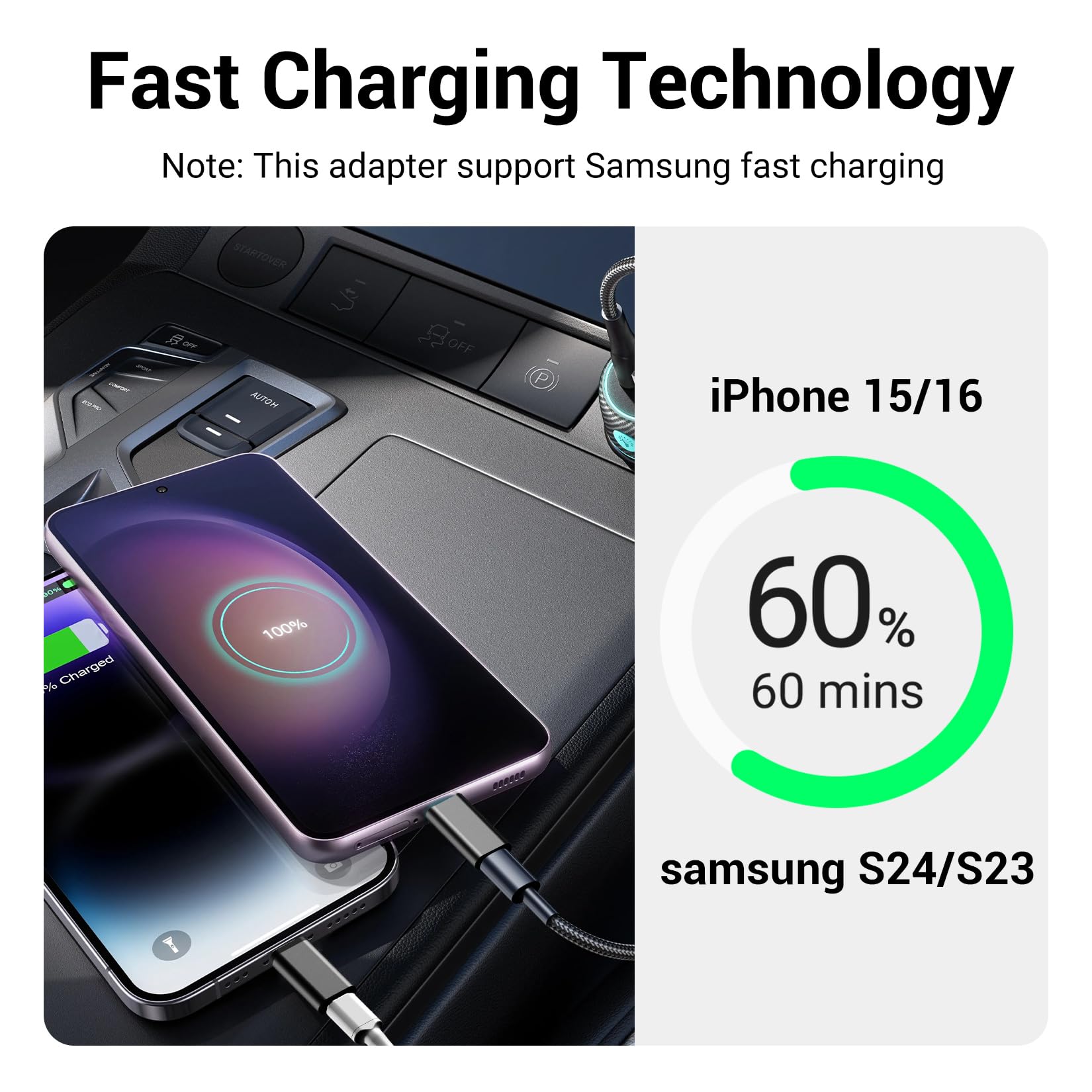 Temdan 4 Pack Lightning to USB C Adapter - Compatible with iPhone 15/16 Pro/Pro Max/Plus & Samsung S24/S25 - Fast Charging USB C Cable for iPhone 16/15 Charger & Accessories (Black) - Perfect for Travel, Home & Office Charging