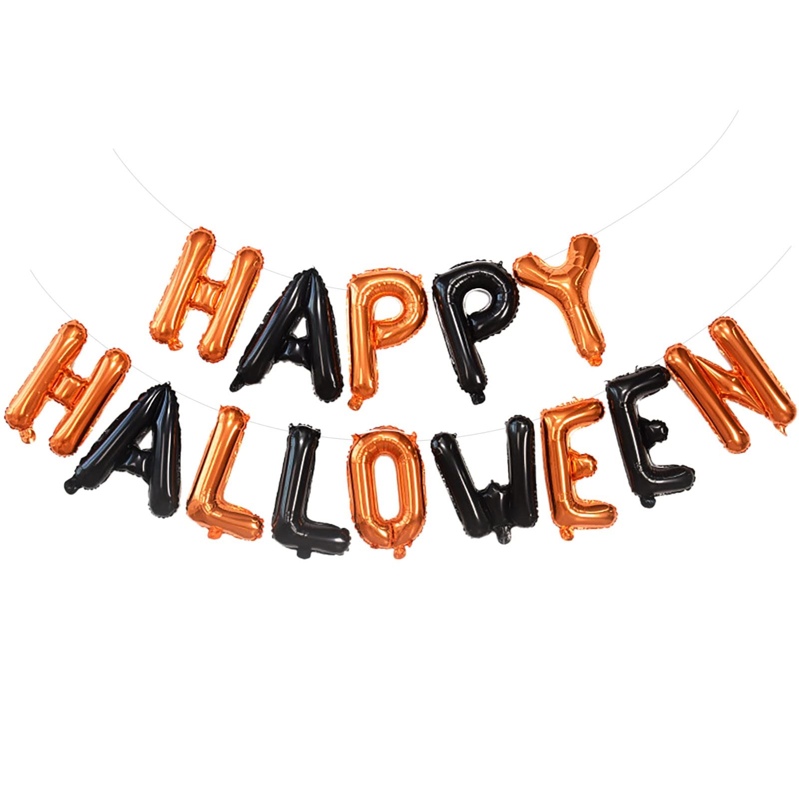 Horror Holiday Decorations - Scary Halloween Party Decor Set with Letter Banners & Spooky Balloons for Halloween, Birthday, and Themed Events - Perfect for Indoor/Outdoor Decorations