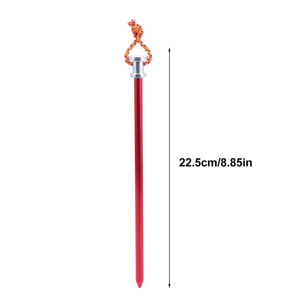 Durable 4-Pack BESPORTBLE Tent Pegs - Heavy Duty Tent Stakes for Camping, Hiking & Picnic - Rustproof Ground Nails for Outdoor Tents, Canopy & Shelter Accessories