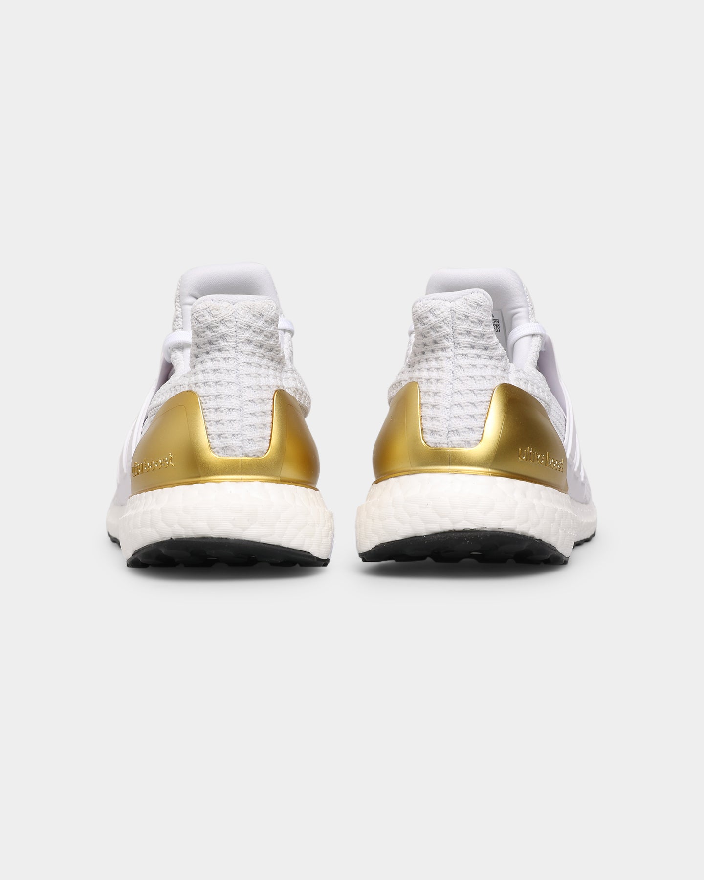 Adidas Ultraboost 4.0 DNA Running Shoes - Cloud White/Cloud White/Gold Metallic - Lightweight & Comfortable for Men & Women - Perfect for Jogging, Gym Workouts & Daily Wear