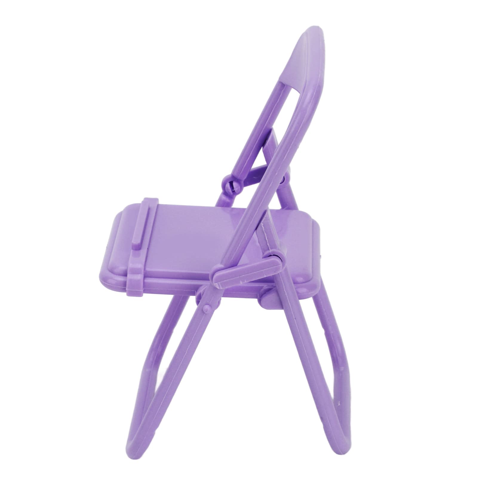 Jeanoko Foldable Phone Stand - Portable TPR Stool-Shaped Holder for iPhone, Samsung & Smartphones - Perfect for Office, Home & Travel (Purple)