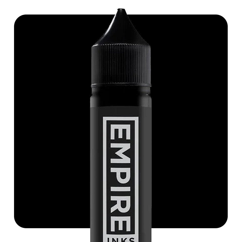 Empire Inks Graywash Series - Ivory Black Tattoo Ink for Professional Artists & Tattoo Shops | Perfect for Realism, Shading & Fine Line Work