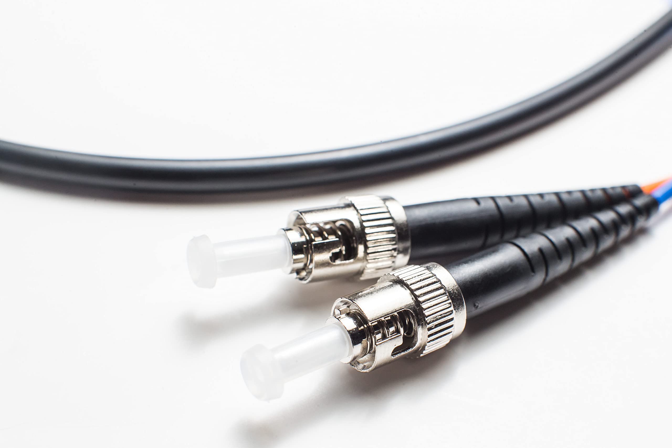 60M OM2 LC to ST Fiber Optic Cable - 1G/10G Duplex Multimode Jumper (50/125) for Indoor/Outdoor Use - 196.85ft (60M) Length - Compatible with SFP, 1GBase-DX - Ideal for Data Centers, Server Rooms & Network Installations