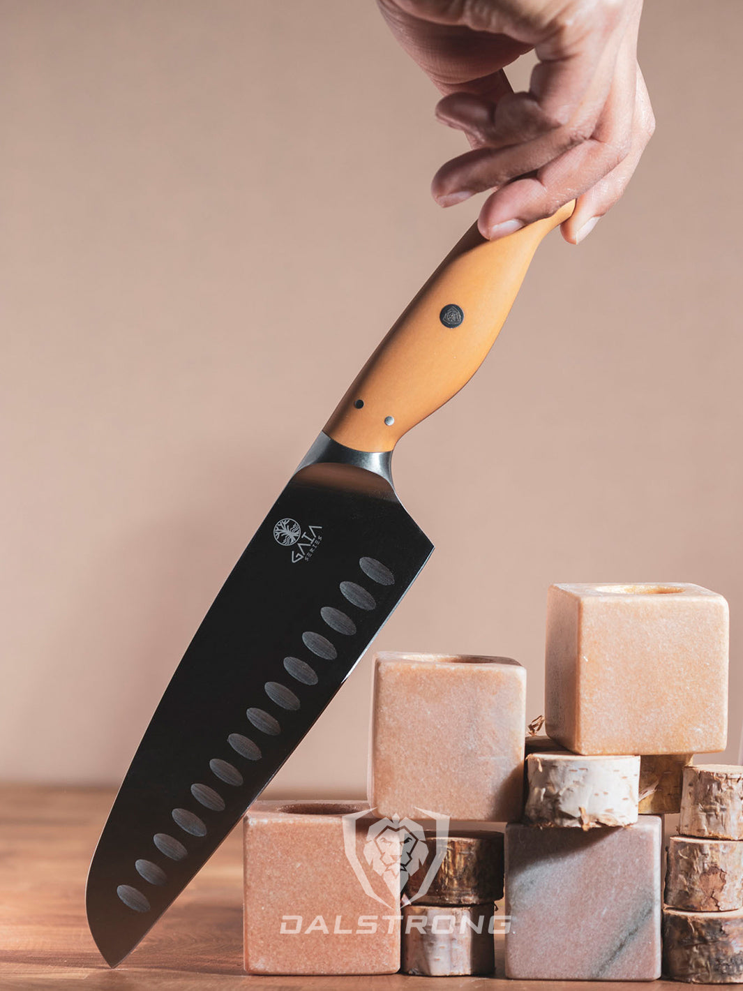 Premium 3-Piece Knife Set - Chef, Santoku & Paring Knives | High-Performance Kitchen Cutlery | Eco-Friendly & Sustainable Materials | Dalstrong Gaia Series | Perfect for Home Chefs & Professional Cooking