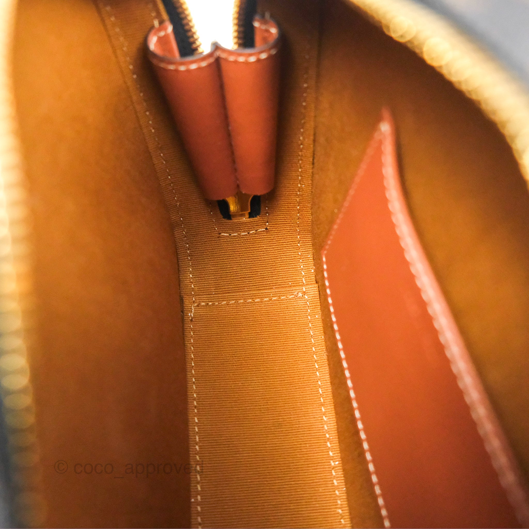 Celine Mini Bowling Bag in Triomphe Canvas & Tan Calfskin Leather - Stylish Crossbody Purse for Women, Perfect for Work, Travel & Everyday Use