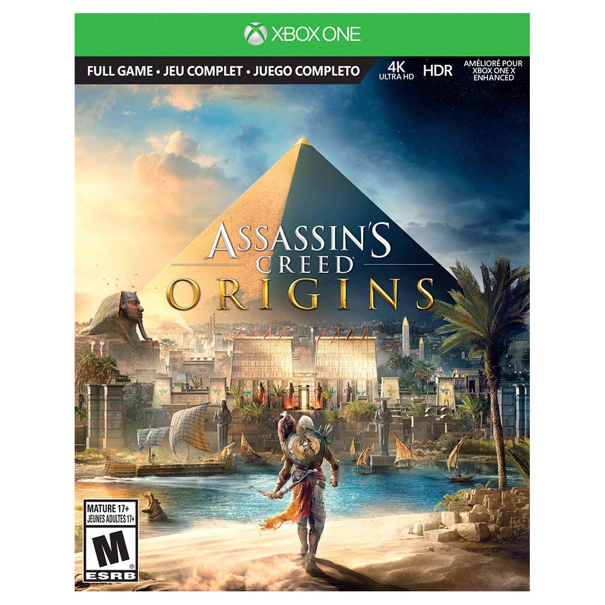 Xbox One S 1TB Gaming Console - Assassin's Creed Origins Bundle (Renewed) | HD Streaming, 4K UHD Blu-ray, HDR | Perfect for Home Entertainment & Multiplayer Gaming