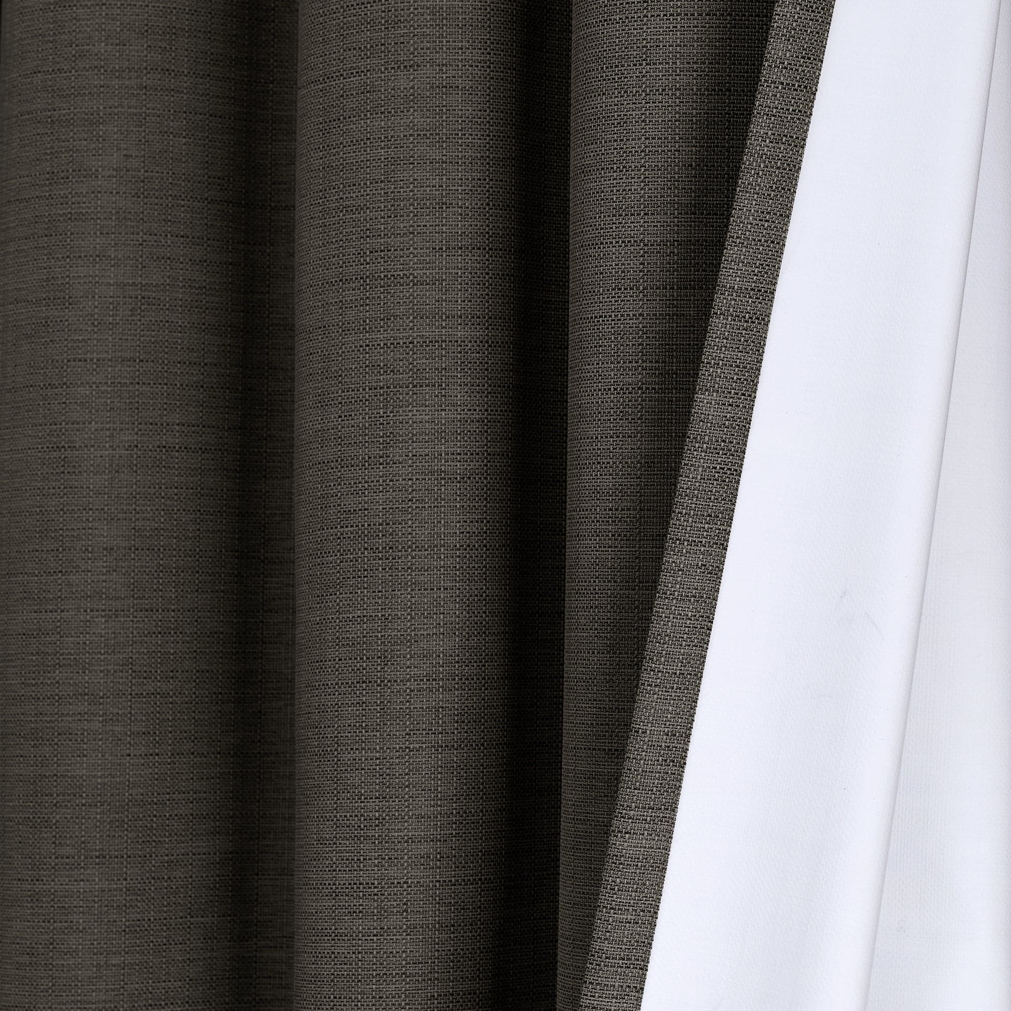 Blackout Window Curtains - Faux Linen Fabric for Complete Darkness & Light Blocking - Perfect for Bedrooms, Home Theater & Nursery (Set of 2 Panels)