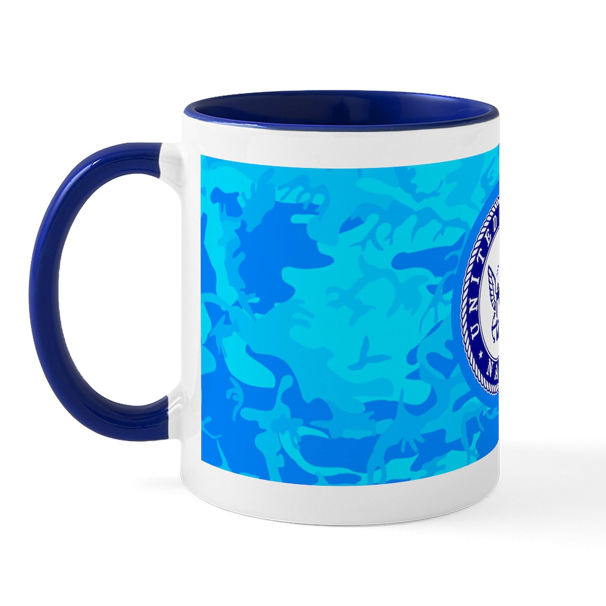 US Navy 11 oz (325 ml) Ceramic Coffee Mug - Perfect for Military Gifts, Office Use & Home Decor | CafePress
