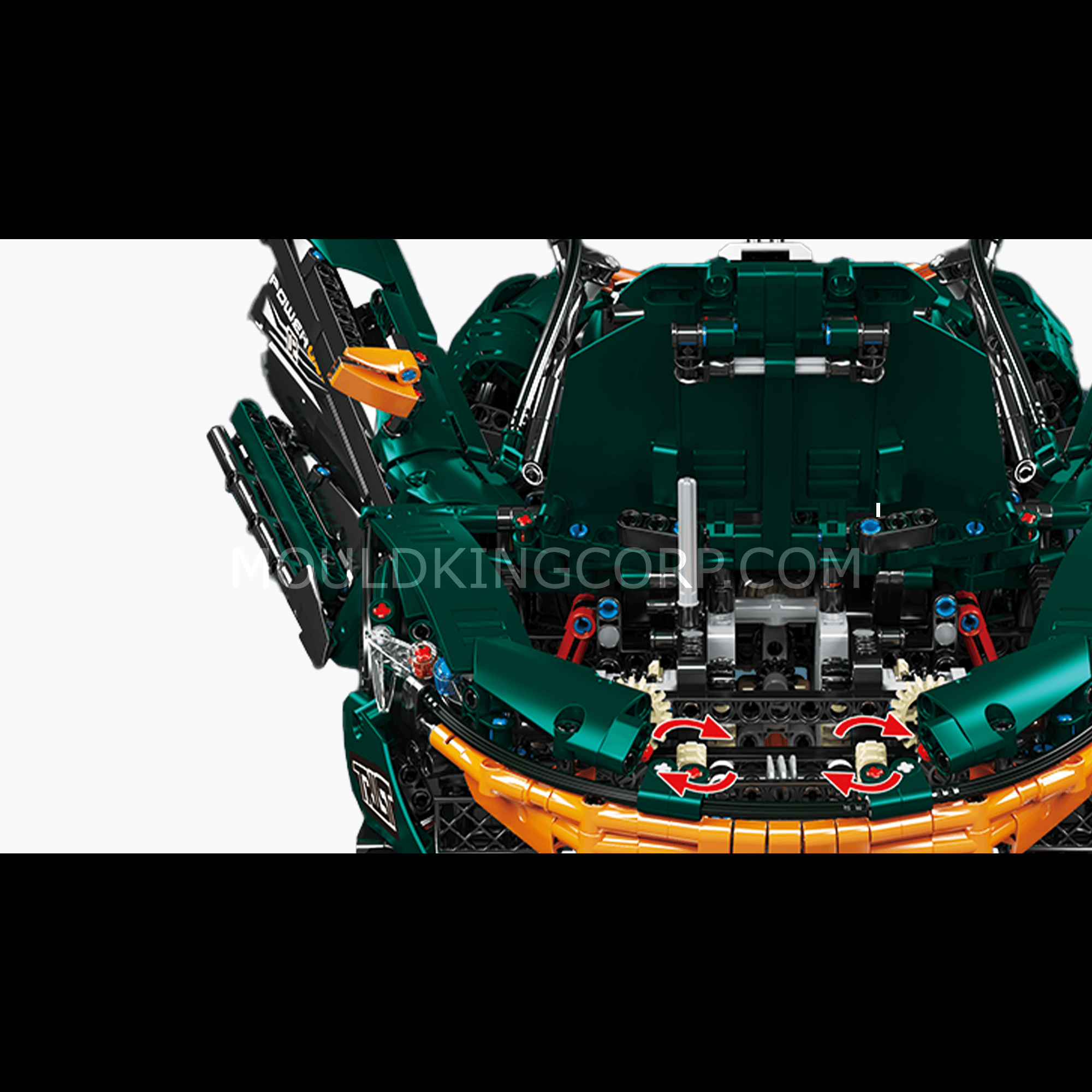 Mould King 13091 P1 MSO Edition Remote Control Race Car Building Kit - 3,239 Piece High-Speed Racing Model for Adults & Teens | Perfect for Collectors, DIY Enthusiasts & RC Car Racing Fans