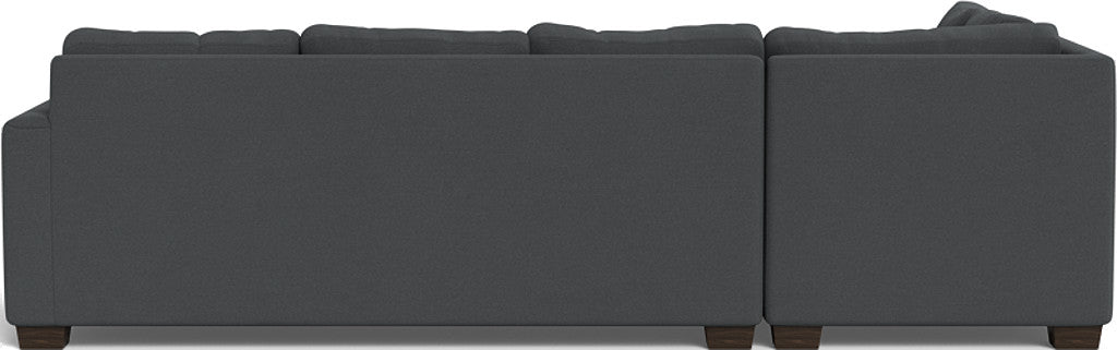Track 121 Left Chaise Sleeper Sectional Sofa - Modern L-Shaped Convertible Couch with Pull-Out Bed for Living Room, Guest Room & Small Spaces