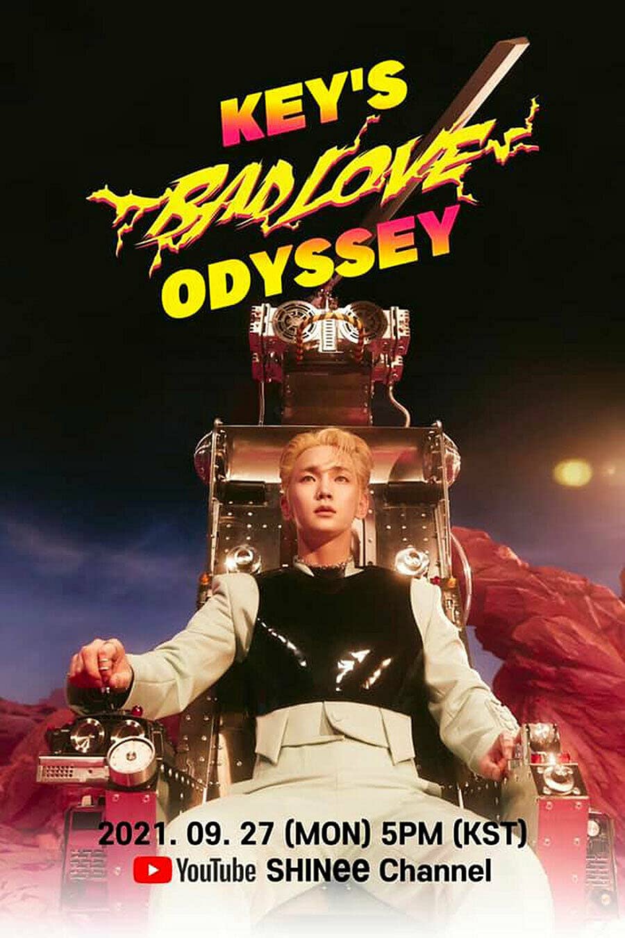 SHINEE KEY BAD LOVE 1st Mini Album [A+B Version] - 2CDs, 2Photo Books, Posters, Stickers & Collectibles Set | K-Pop Merchandise for Fans, Gift Idea for SHINEE Lovers, Perfect for Display & Collection