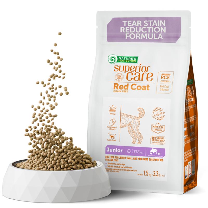 Premium Salmon Dog Food for Small Breed Puppies - Supports Healthy Red Coat & Growth - Perfect for Training & Daily Feeding