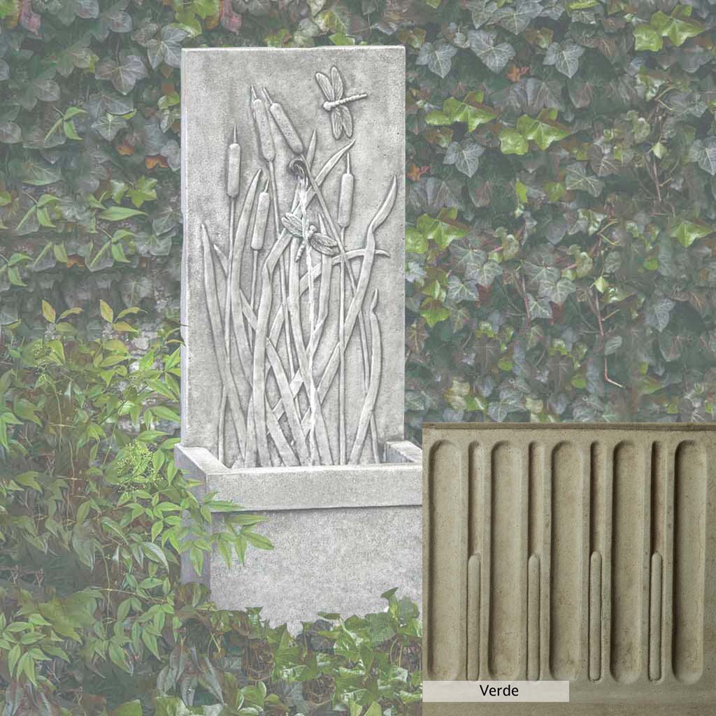 Campania International Dragonfly Wall Fountain - Outdoor Garden Water Feature for Patio, Yard, and Backyard Decor - Relaxing Zen Waterfall for Home & Garden